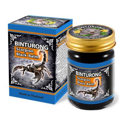 Черный бальзам Binturong с ядом скорпиона