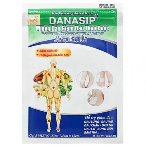 Травяной обезболивающий пластырь Danasip