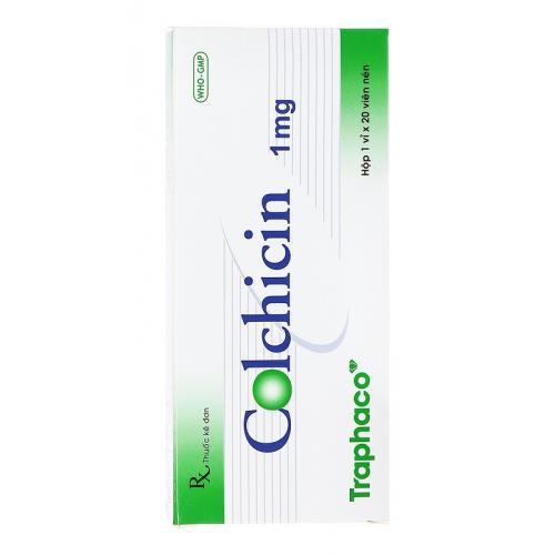 Колхицин 1 mg от подагры 20 шт